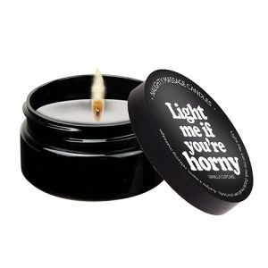 LIGHT ME IF YOURE HORNY 2OZ MASSAGE CANDLE