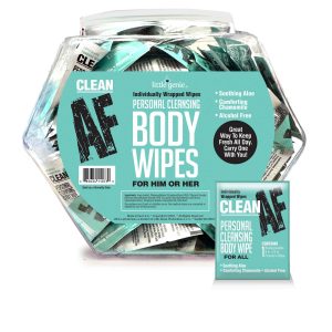 CLEAN AF FISHBOWL 96 PC INDIVIDUAL BODY WIPES