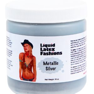 (WD) LIQUID LATEX METALLIC SIL 16OZ