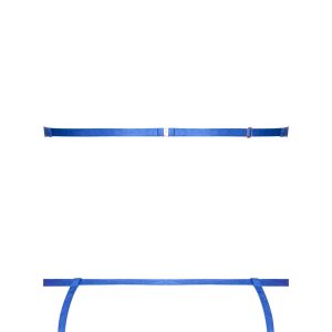 SASSY CUPLESS & CROTCHLESS TEDDY COBALT L/XL