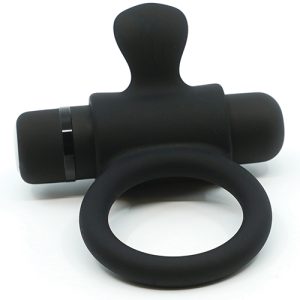 SENSUELLE SILICONE BULL RING BLACK