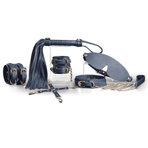 BONDAGE COUTURE 6 PC KIT BLUE