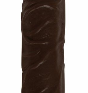 AFRO AMERICAN WHOPPER VIBRATING 8IN BROWN