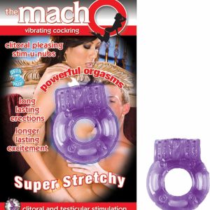 MACHO VIBRATING COCKRING PURPLE