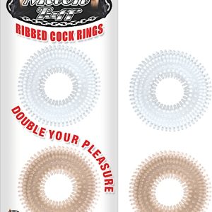 MACK TUFF RIBBED COCK RINGS