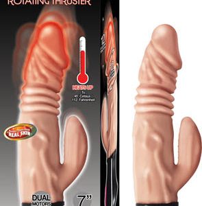 NATURAL REALSKIN HOT COCK ROTATING THRUSTER