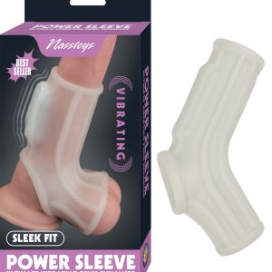 VIBRATING POWER SLEEVE SLEEK FIT WHITE