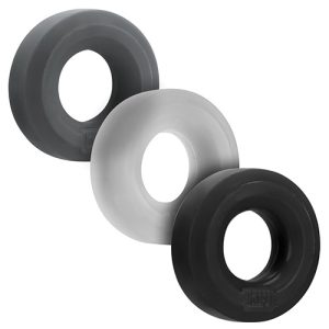 HUNKYJUNK HUJ C-RING 3PK TAR/ MULTI (NET)