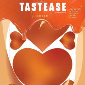 TASTEASE CARAMEL EDIBLE NIPPLE PASTIES & PECKER WRAPS