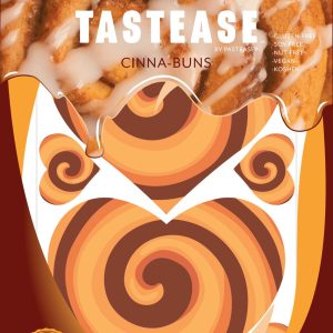 TASTEASE CINNA-BUN EDIBLE NIPPLE PASTIES & PECKER WRAPS