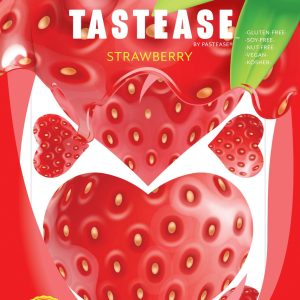 TASTEASE STRAWBERRY EDIBLE NIPPLE PASTIES & PECKER WRAPS