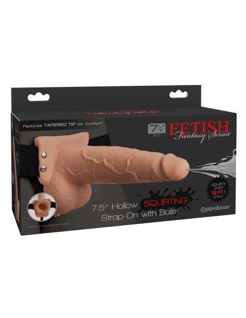 PD3397-21fetishfantasy7pt5hollowsquirtingstraponwballsbeige