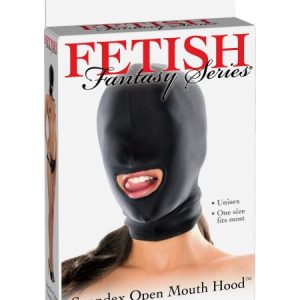 FETISH FANTASY SPANDEX OPEN MOUTH HOOD
