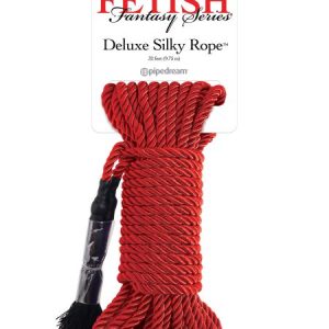 FETISH FANTASY SERIES DELUXE SILK ROPE RED