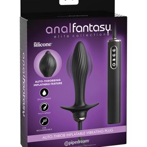 ANAL FANTASY ELITE AUTO-THROB INFLATABLE PLUG BLACK