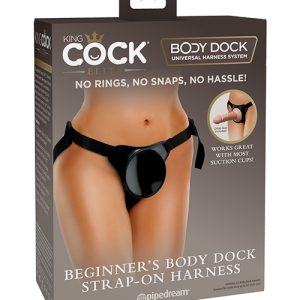 KING COCK ELITE BEGINNERS BODY DOCK STRAP ON HARNESS