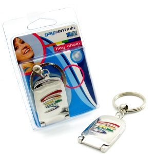 PRIDE KEY CHAIN MIRROR BAR