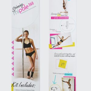MI POLE SPINNING PROFESSIONAL DANCE POLE (NET)(Out End Oct)