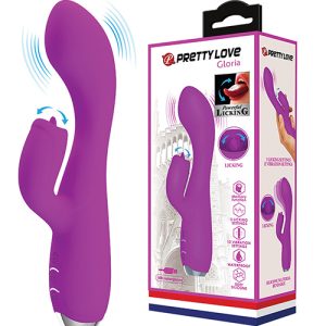 PRETTY LOVE GLORIA LICKING RABBIT FUCHSIA