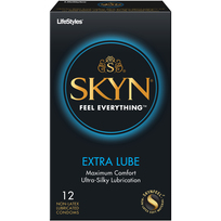 LIFESTYLES SKYN EXTRA LUBRICATED 12PK