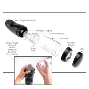 PDX EXTREME MEGA BATOR PUSSY WHITE/CLEAR