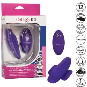 LOCK-N-PLAY REMOTE PULSATING PANTY TEASER