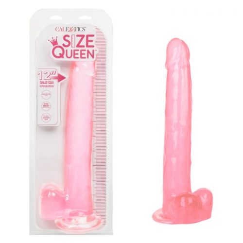 SE026305sizequeen12inpinkdildo