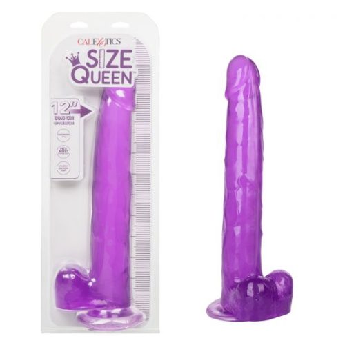 SE026315sizequeen12inpurpledildo