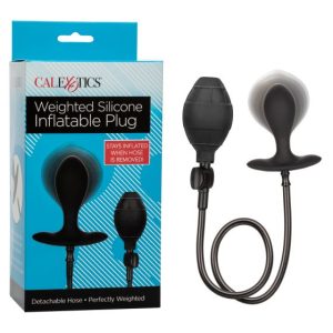 WEIGHTED SILICONE INFLATABLE BUTT PLUG