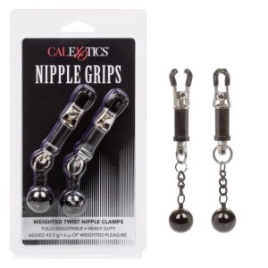 NIPPLE GRIPS WEIGHTED TWIST NIPPLE CLAMPS