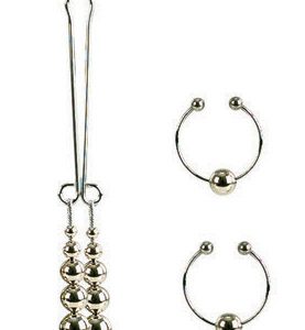 INTIMATE PLAY NIPPLE/CLIT NON- PIERCING SILVER