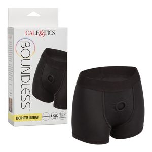 BOUNDLESS BOXER BRIEF L/XL HARNESS BLACK