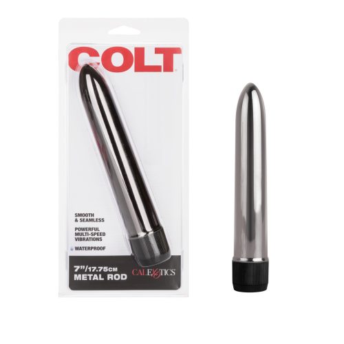 SE689320colt7inmetalrodsilvervibrator
