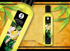 ORGANICA KISSABLE MASSAGE OIL EXOTIC GREEN TEA