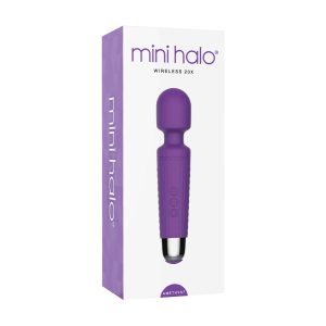 MINI HALO AMETHYST WAND RECHARGEABLE