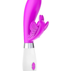 ALEXIOS BUTTERFLY & G-SPOT VIBRATOR FUCHSIA