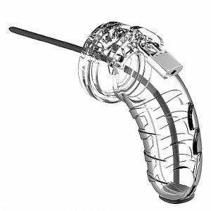 MANCAGE MODEL 16 CHASTITY 4.5 IN CAGE W/ PLUG