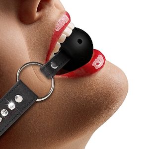 DIAMOND STUDDED BREATHABLE BALL GAG