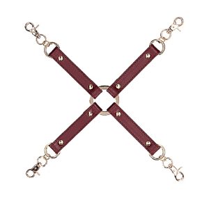 (WD) OUCH HALO HOGTIE CONNECTO BURGUNDY