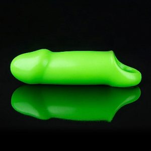 GLOW SMOOTH THICK STRETCHY PENIS SLEEVE GLOW IN THE DARK