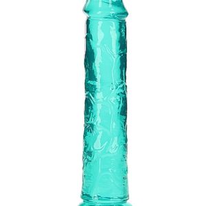 REALROCK STRAIGHT REALISTIC 7 IN DILDO TURQUOISE