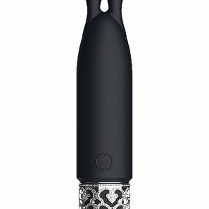 ROYAL GEMS TWINKLE SILICONE BULLET RECHARGEABLE BLACK