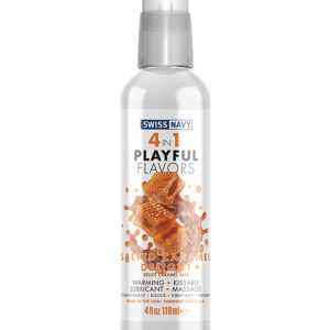 SWISS NAVY 4 IN 1 SALTED CARAMEL 4 OZ