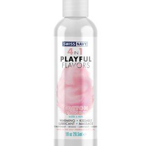 SWISS NAVY 4 IN 1 PLAYFUL FLAVORS COTTON CANDY 1OZ
