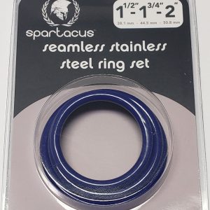 BLUE STAINLESS STEEL C-RING SET - 1.5 1.75" 2" "
