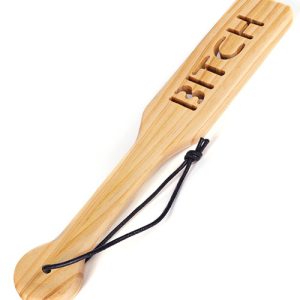 WOOD PADDLE 31CM BITCH