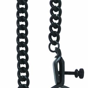 OPEN WIDE BLACKLINE CLAMP W/ LINK CHAIN