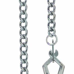 PIERCED CLAMP W/ LINK CHAIN