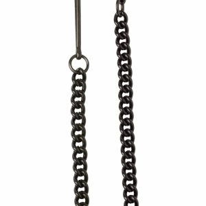 BLACK TWEEZER CLAMP W/LINK CHAIN