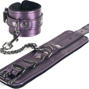 GALAXY LEGEND WRIST RESTRAINTS FAUX LEATHER PURPLE